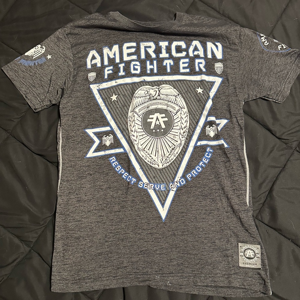 American Fighter Police shirt size medium *rare